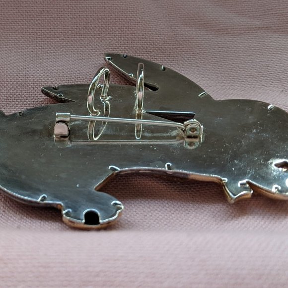 Bunny Rabbit & Egg Brooch & Pendant - Picture 5 of 11